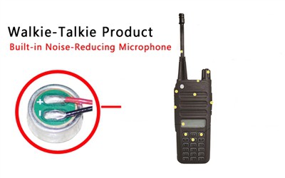 Microphone Element Application In Walkie-Talkie Products