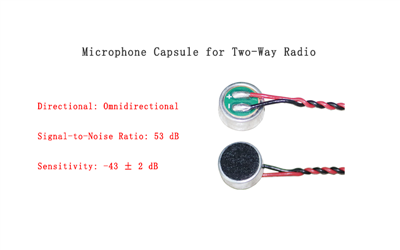 Application of Microphone Capsules in 6027 Two-Way Radios: Features & Key Com...