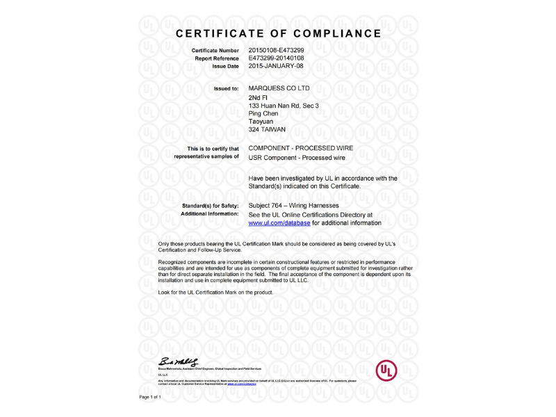 UL Product Safety Certification